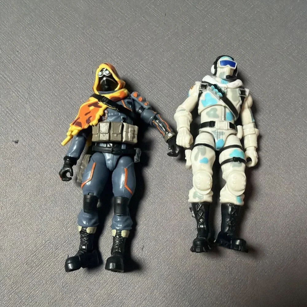 Fortnite Action Figures Lot Of 2 Frostbite and Longshot-M